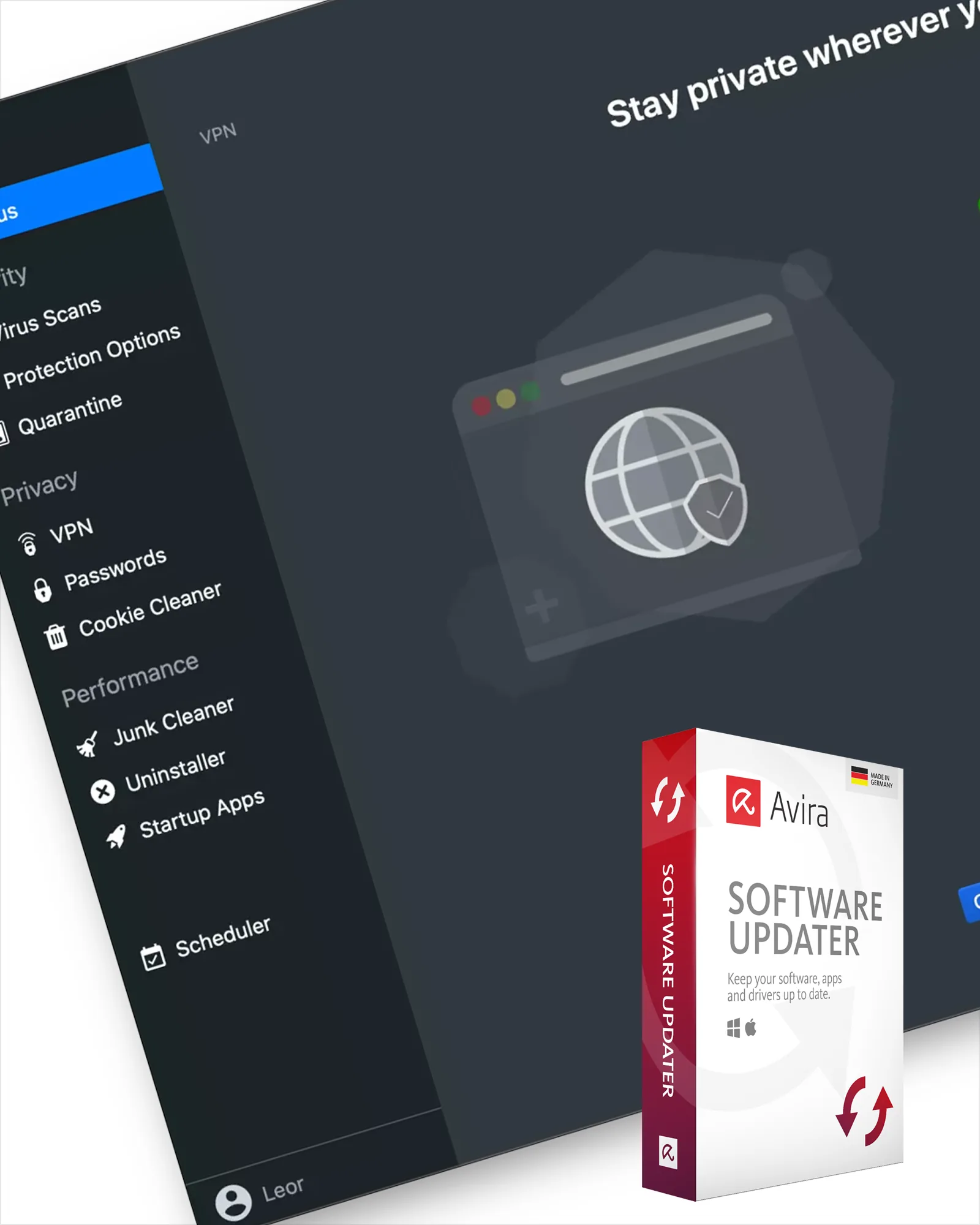 Avira and Norton global campaign and packaging
